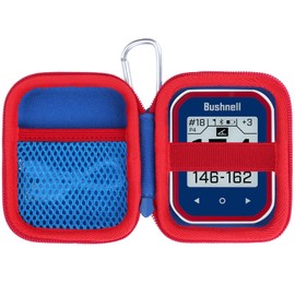 Lebakort Storage Case Compatible with Bushnell Golf Phantom 3 2 Slope/Swami KISS 2.0 Handheld Golf GPS Ragnefinder (Blue+Red Case)