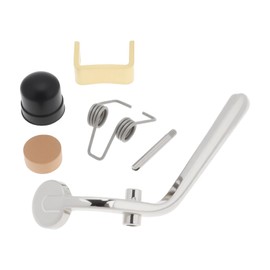 YINETTECH 1 Set rombone Water Key/Spit Valve Assembly Kit Water Key Instrument Repair Parts for Alto Trombone and Tenor Trombone