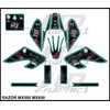 Razor MX500 MX650 graphics kit decals THICK AND HIGH GLOSS