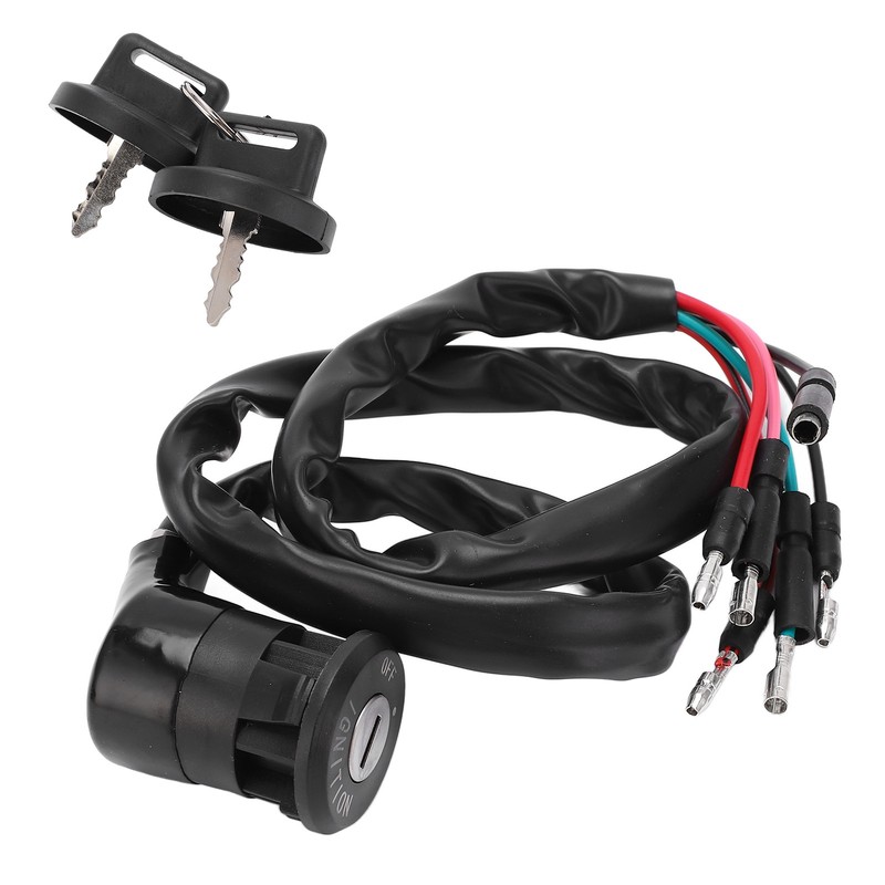 ATV Ignition Switch with 2 Keys 35100‑HA7‑675 Replacement for Fourtrax