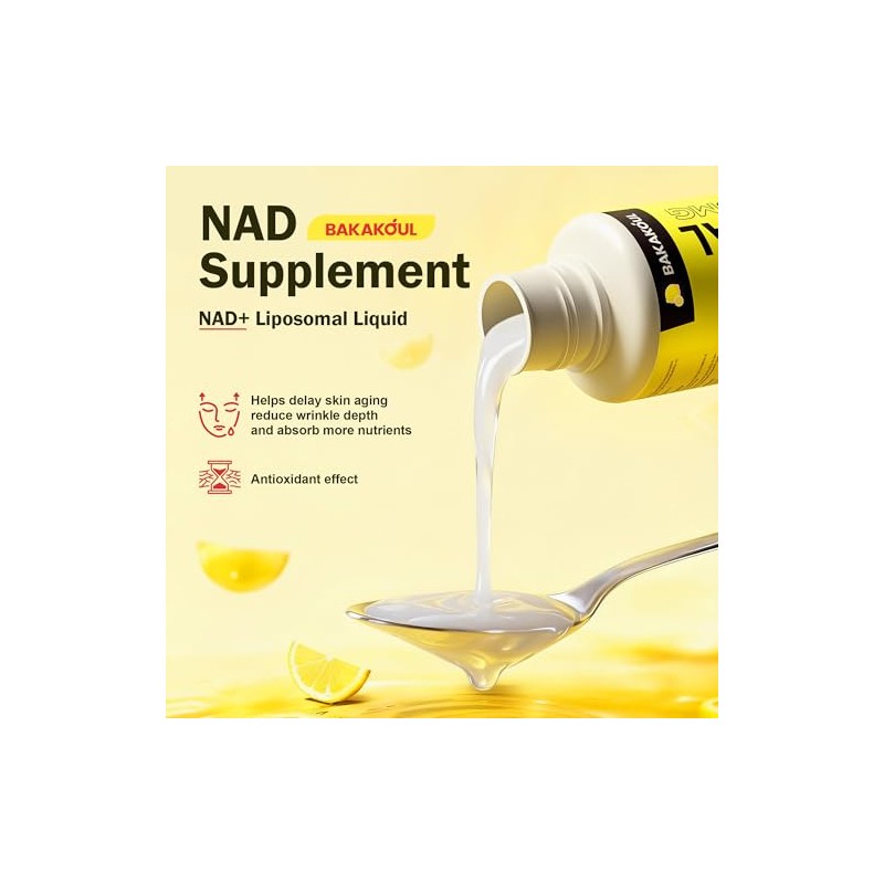 Suplemento líquido liposomal NAD+ - Diseñado para ayudar a apoyar