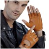 GSG Half-Finger Driving Gloves, Fingerless Leather Gloves for Men, Motorcycle