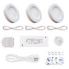 VST Under Cabinet Lighting 12V 2W/pc, Wireless Dimmer Switch, Recessed