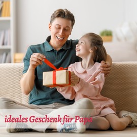 Papa Geschenk Geburtstag,Herzförmiges Acryl-Plakette Dekoration - Geschenke für Papa, Geschenk für Papa von Tochter Sohn, Bester Papa Geschenke für zum Weihnachten, Vatertag