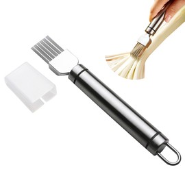 UGpine Scallion Cutter Onion Shred Knife with Stainless Steel Blade, Green Onion Cutter Slicer, Garlic Shredder, Vegetable Chopper Tool for Home Kitchen Restaurant Hotel