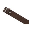 Casual Suede Leather Belt Strap for Men 1 1/2" Wide