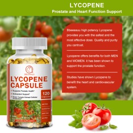 Cápsulas de Licopeno Extracto de Tomate Complejo Alta Potencia para la Salud Inmune del Corazón