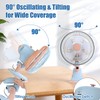 Oscillating Clip on Fan 8.66In Desk Clip on Fan 2