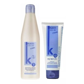 Salerm Keratin Shot Shampoo 500ml + Deep Impact 200ml