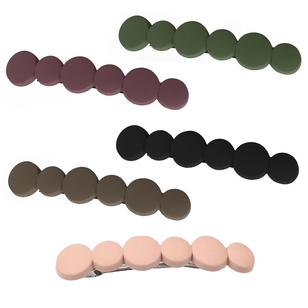 5 Stück Haarspange Französische Haarspangen Damen Dünnes Haar Clips Damen,