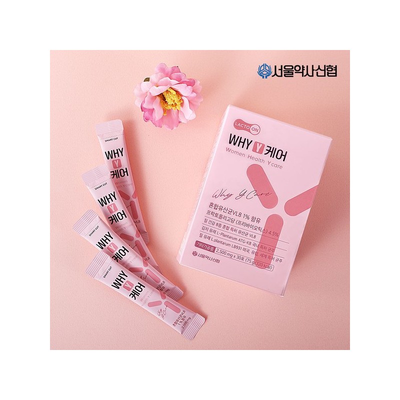 Seoul Pharmacists Cooperative WHY Y케어 질 유래 특허 유산균 2.5g