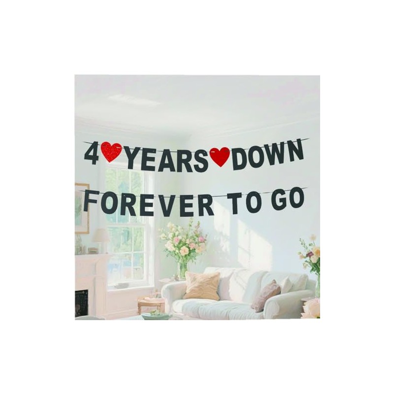 4 Years Down Forever To Go banner-cheers to 4 Years