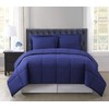 Truly Soft Everyday Reversible Comforter Set, Twin XL, Navy