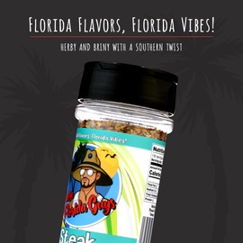 Steak Shake Seasoning - Bold Herby & Briny Blend with a Southern Twist for Unforgettable Flavor, 130g - Perfect All Spice Seasoning and Rub for Beef, Chicken, Fish, Veggies & More!
