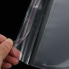 TEHAUX 10pcs Clear Book Covers, A5 Size Exercise Book Covers