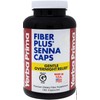 Yerba Prima Fiber Plus Senna Capsules, 180 Count - Gentle