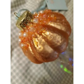 ST.Nicholas Blown Glass Rare Jeweled Jellyfish Christmas Ornament ~ NWT