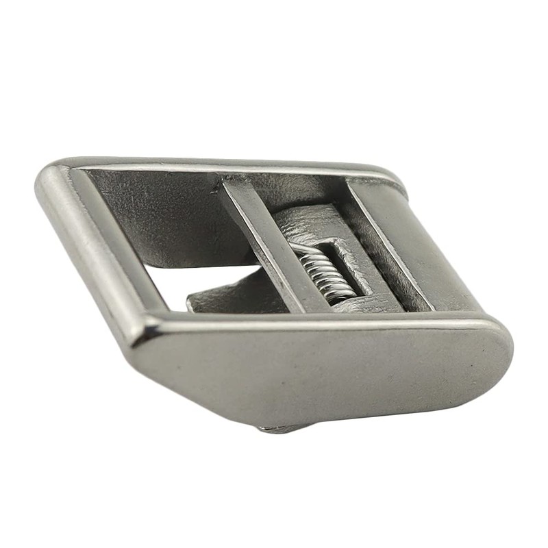 38mm 2 Pack Heavy-Duty 316 Stainless Steel Lock Slider Buckles