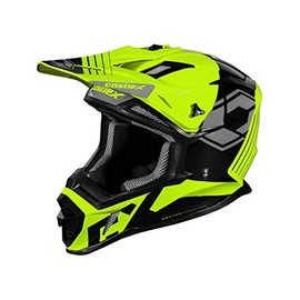 Castle X CX200 Sector Moto Helmet (Hi-Vis - Large)