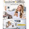 Digital Camera, Auto Focus 4K Vlogging Camera with FHD Dual