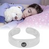 Prevent Snoring Ring Breath Aid Reusable Titanium Steel Adjustable Acupressure