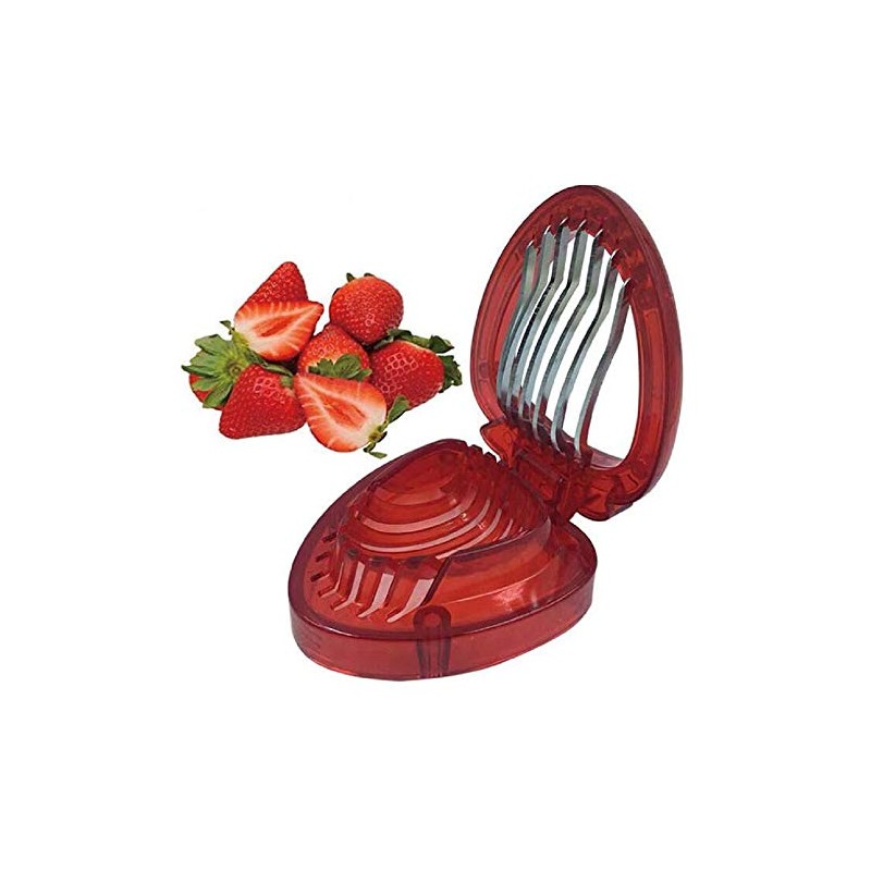 KIRALOVE Strawberry Slicer - Size - Blade - Fruit -