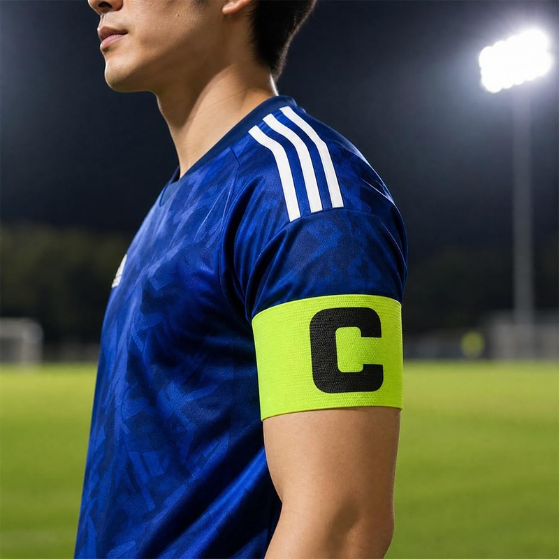 SANJAOYEE サッカー 腕章 4色セット ジュニア 対応 サッカー ジュニア 用 アームバンド