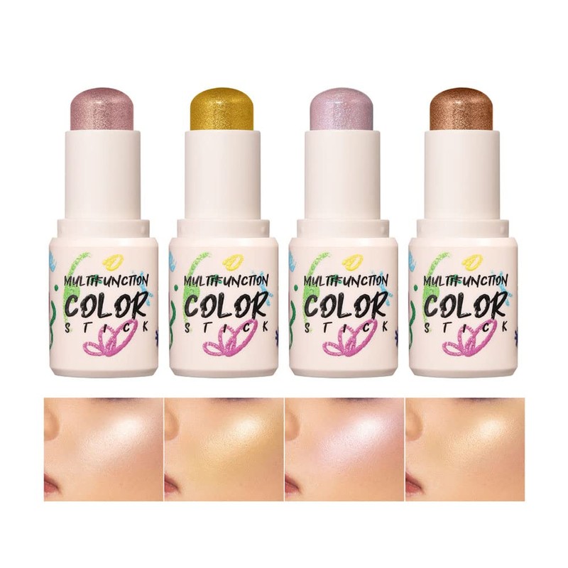 Langmanni Romantic Highlights Blush Eye Shadow Multifunctional Makeup Stick 8