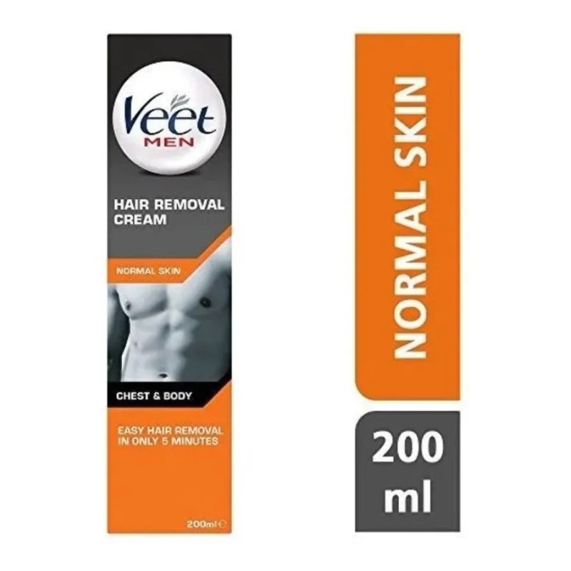 Crema Depilatoria Veet For Men Pieles Normales 200