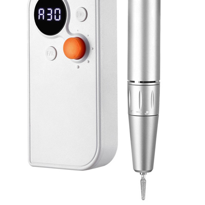 UV101 Nail Drill Machine LED Screen 0‑30000RPM Potable Nail Grinding