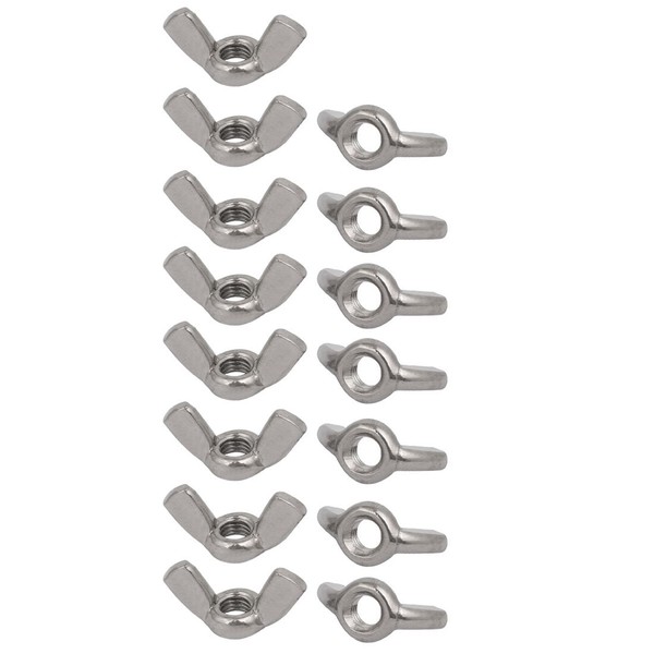 uxcell Butterfly Nut M5 Screw Pitch 0.03 inch (0.8 mm)
