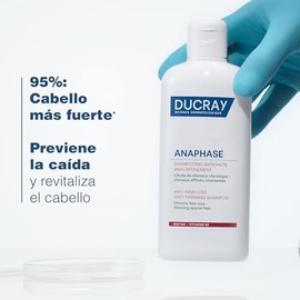 DUCRAY Anaphase Shampoo Anticaída y Afinamiento para Caída Crónica, Fortalece y revitaliza el cabello, 200ml