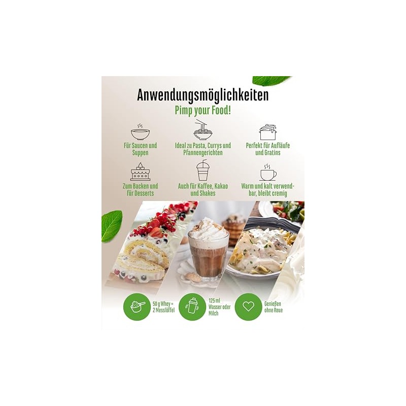 Yummy Cream Protein - 1000 g Bag - Protein-Rich Cooking