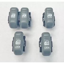 Max Performance 93-02 Firebird Trans Am Power Window Door Lock Switches Complete Set Buttons