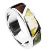 Baltic Sea-Schmuck Ring - Byrte - Silver 925/000 - Amber,