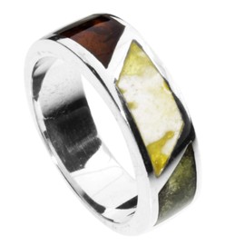 Baltic Sea-Schmuck Ring - Byrte - Silver 925/000 - Amber, Amber
