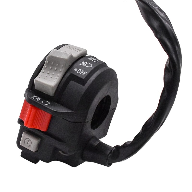 Cylinman Left Handlebar Control Run Off Start Headlight Switch Fit