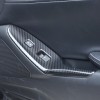 car-attention Carbon Fiber ABS Window Lift Switch Button Panel Cover