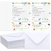 Janlaugh 80 Pcs Camp Stationery Set 40 Fill in the