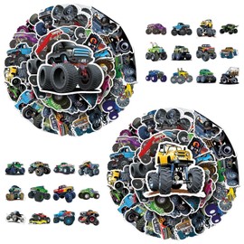 100 Car Stickers, Creative Graffiti Stickers, Waterproof Stickers, Can Be Used to Decorate Water Bottles, Mobile Phones, and Luggage