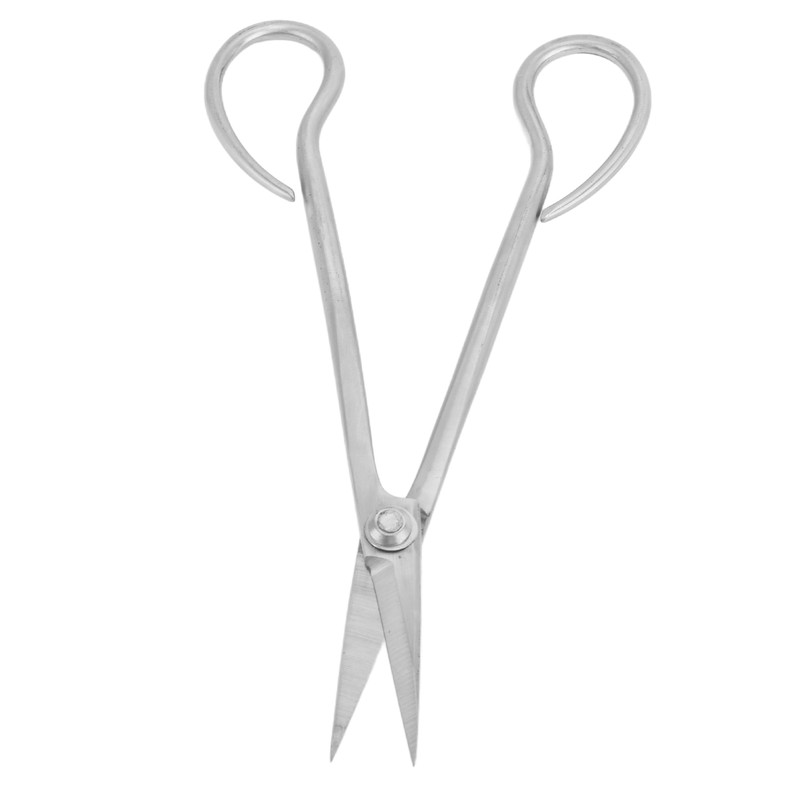 Bonsai Scissors Stainless Steel Leaf Sprout Shears with Long Handle