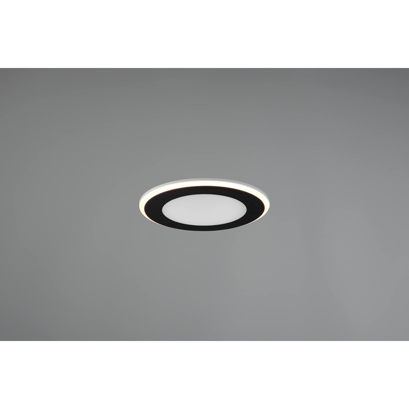 Trio Leuchten Aura 652410132 LED Recessed Light Plastic Matte Black