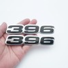 Pair Set 396 Letter Highly Polished Real Aluminum Car Truck