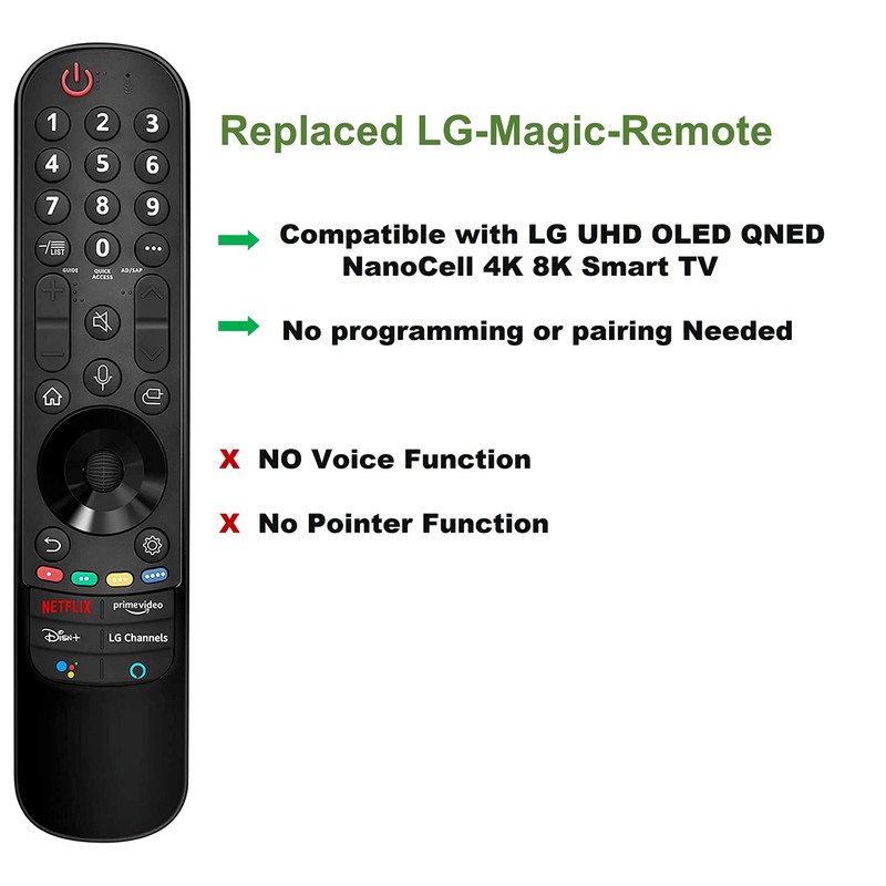 Universal for LG Magic Remote Control MR22GA MR21GA, Compatible with