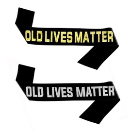 MEMOFYND 2 Pieces Shoulder Straps, Old Life Etiquette Belt, Fun Letter Shoulder Straps, Universal For Men And Women, Senior Retirement Celebration Shoulder Straps, Paired Decorations