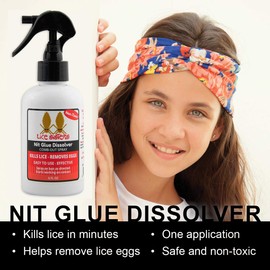 Lice Sisters Lice Treatment and Prevention Kit, Large - Nit Glue Dissolver, Repel Lice Prevention Spray and Comb for Nit and Lice Free Hair