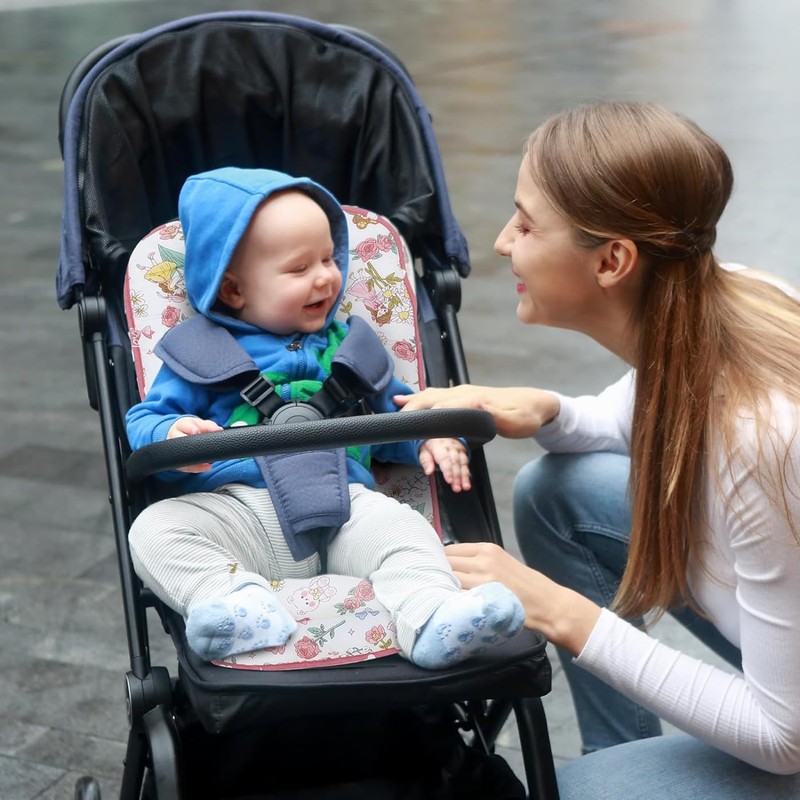 ZiaWorld Reversible Baby Pushchair Seat Liners, Pram Liner, Travel Cot