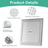 USAHANKE Drain Hair Catcher for Bathroom Sink,4.8" Stainless Steel and