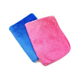 Magic Clean Quick-Dry Wool Pearl Dishcloths (2-Pack) Pink 2ea
