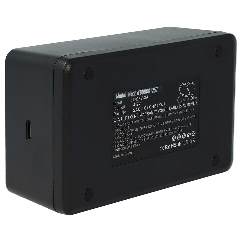 vhbw Dual Charging Station Compatible with Motorola TC700, TC700H, TC700K,